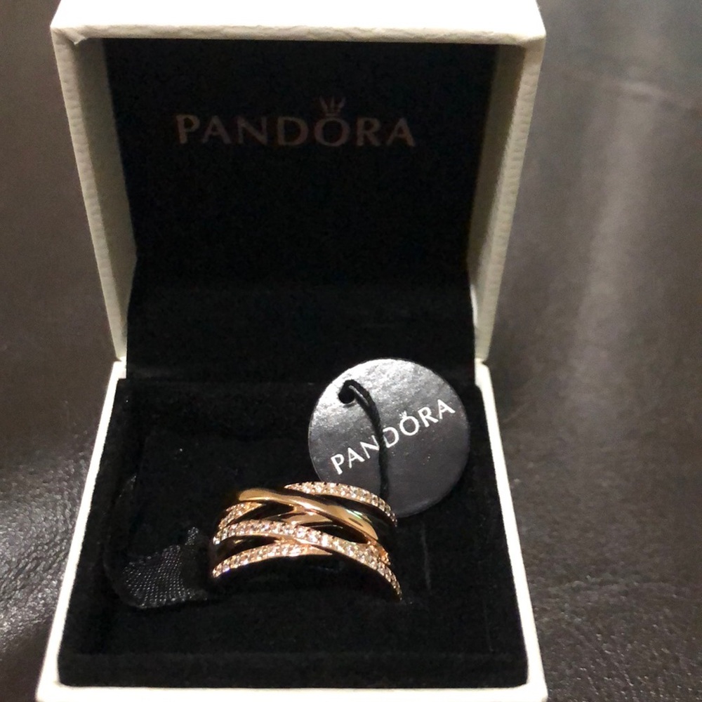 Pandora Rose Entwined Ring